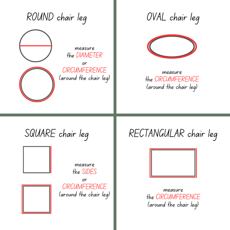 Crochet CHAIR SOCKS | BLACK