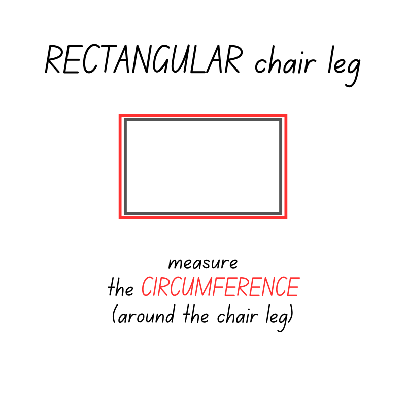 Crochet CHAIR SOCKS | CHOOSE YOUR COLOR