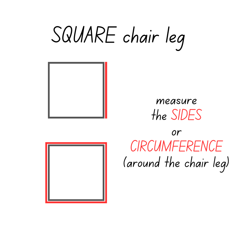 Crochet CHAIR SOCKS | CHOOSE YOUR COLOR