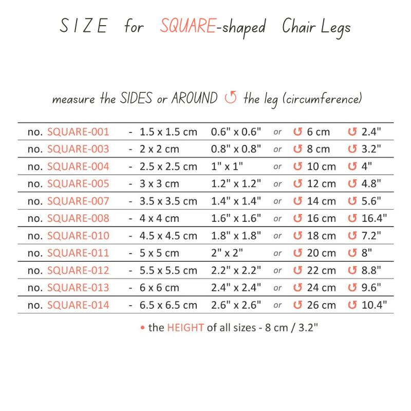 Crochet CHAIR SOCKS | BLACK